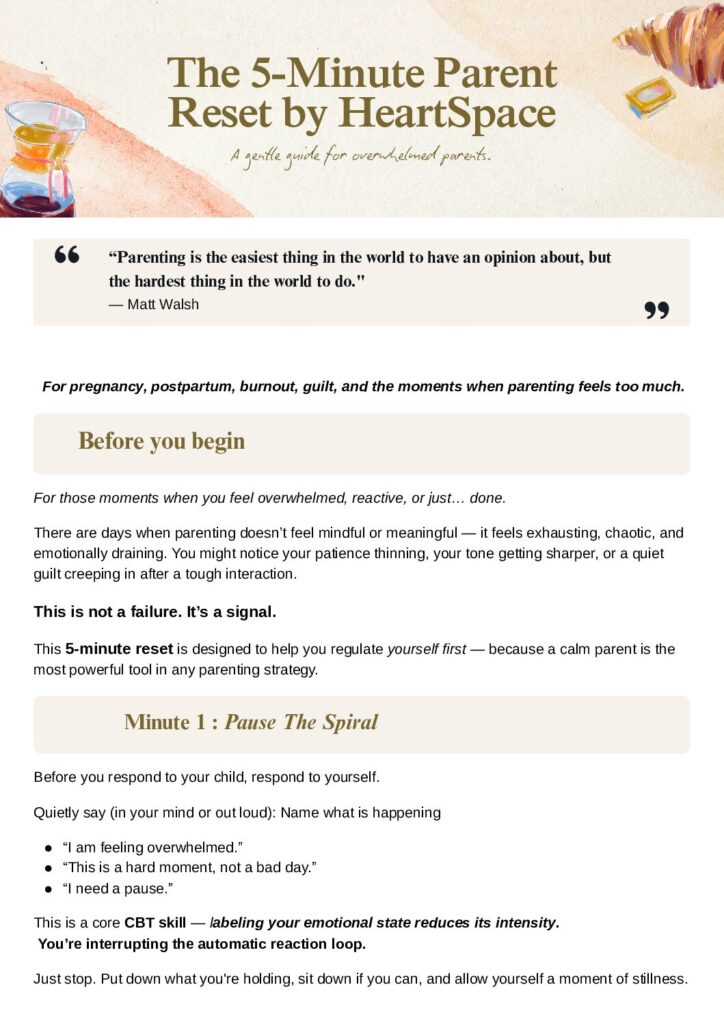 The 5-Minute Parent Reset